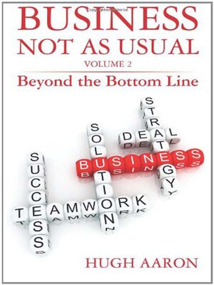 cover image of Business Not as Usual